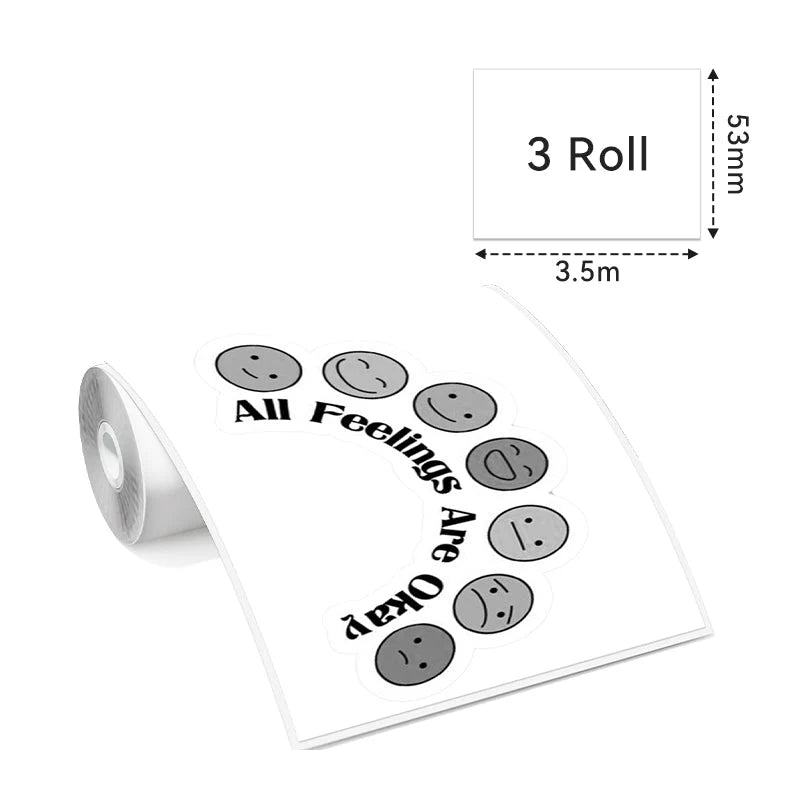 Portable Inkless Mini Printer — Bluetooth Thermal Label & Photo Printer for Home, School & Shop