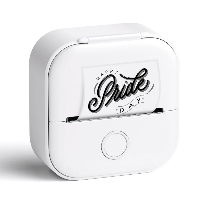 Portable Inkless Mini Printer — Bluetooth Thermal Label & Photo Printer for Home, School & Shop