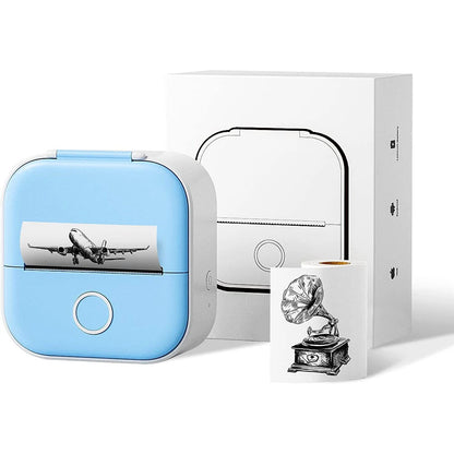 Portable Inkless Mini Printer — Bluetooth Thermal Label & Photo Printer for Home, School & Shop