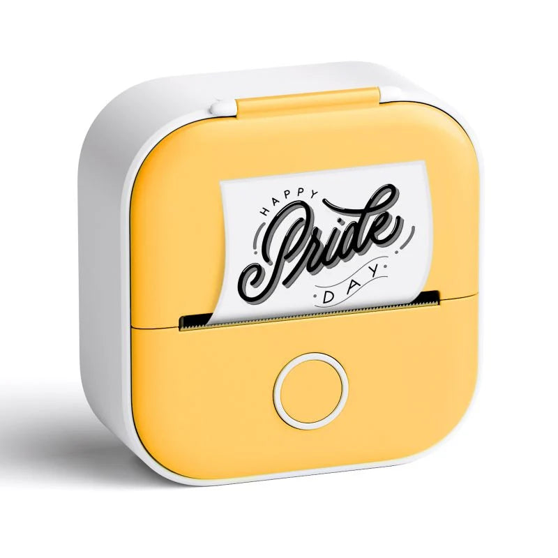 Portable Inkless Mini Printer — Bluetooth Thermal Label & Photo Printer for Home, School & Shop